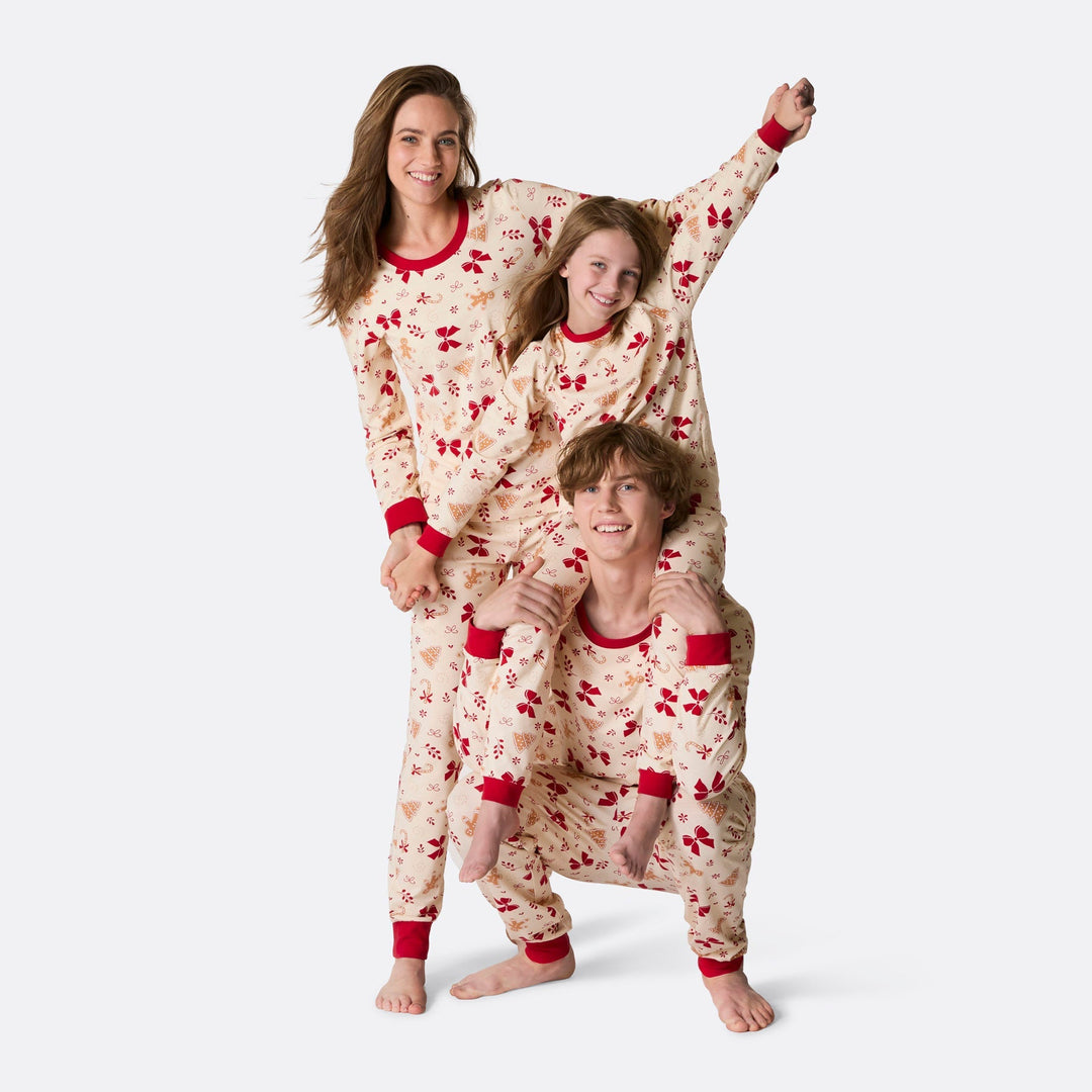 Pepparkaka Julpyjamas Familj