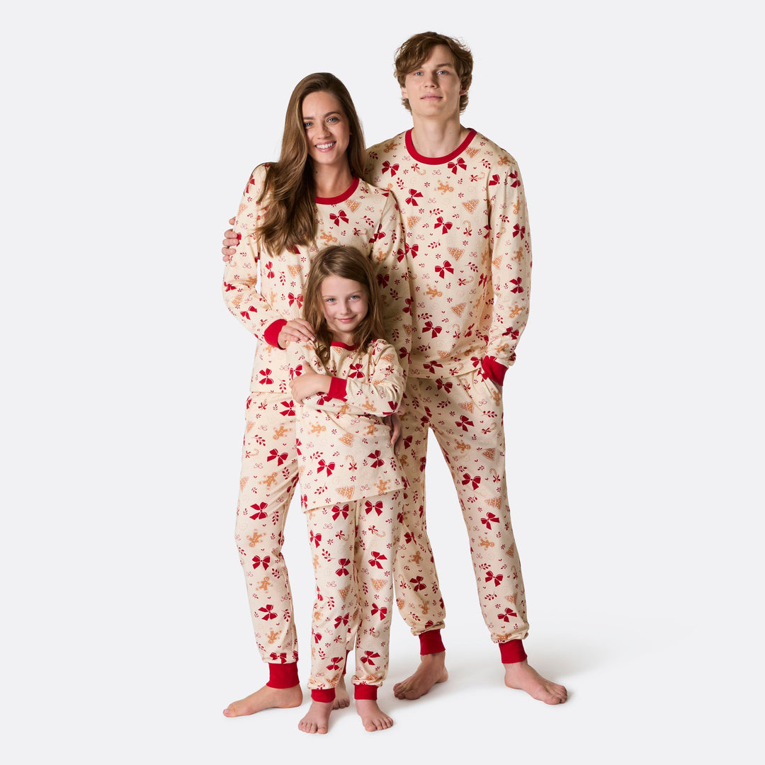 Pepparkaka Julpyjamas Familj