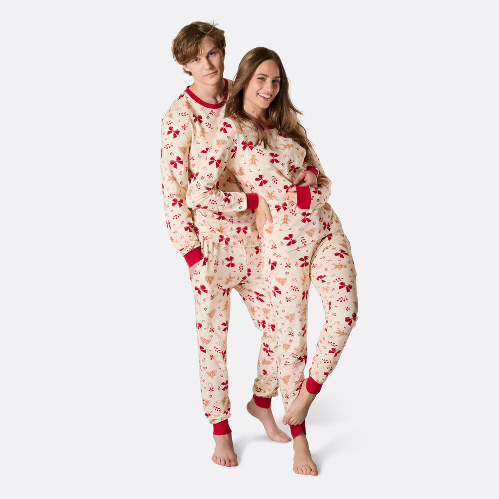 Pepparkaka Julpyjamas Familj