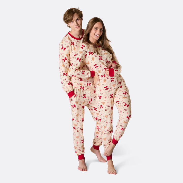 Pepparkaka Julpyjamas Familj