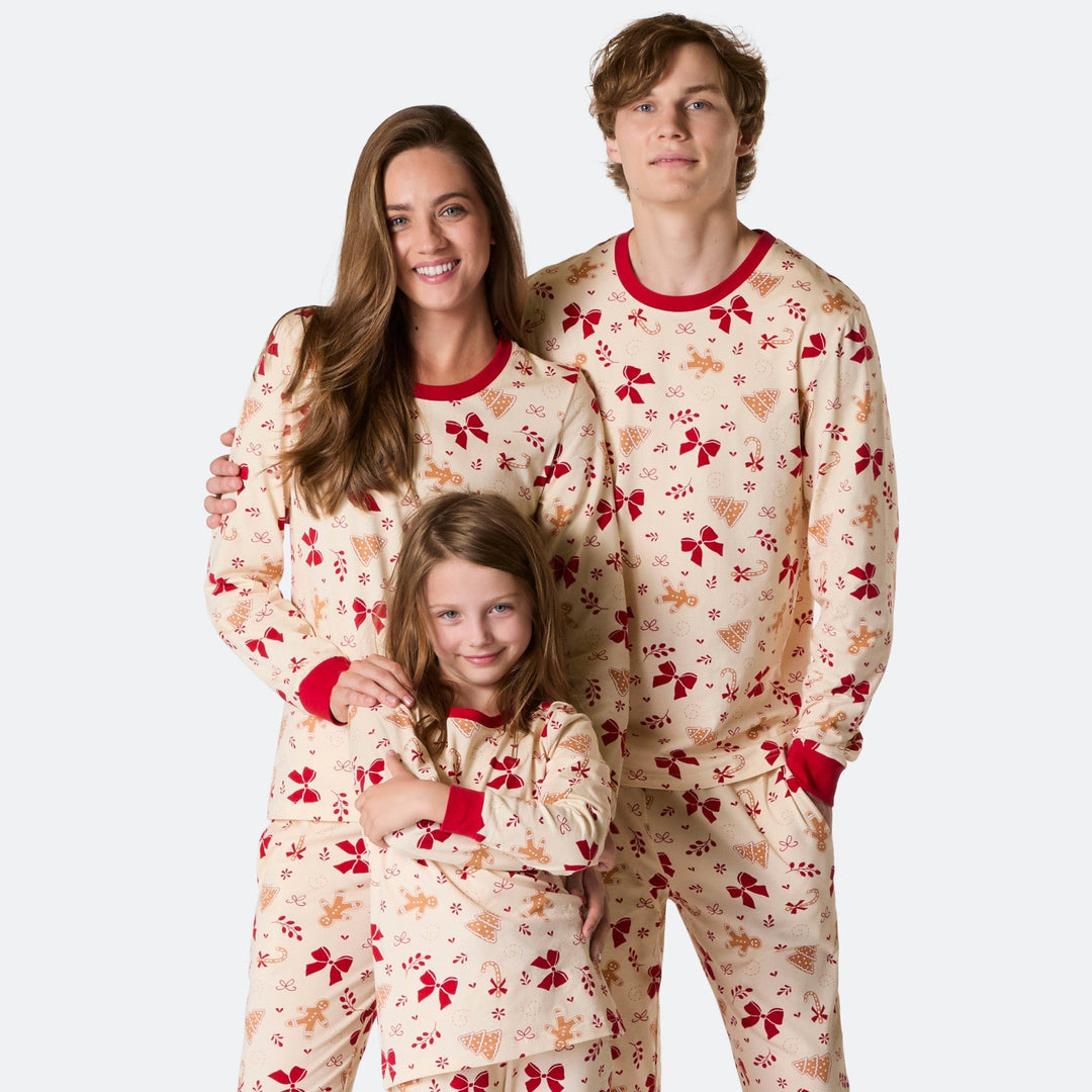 Pepparkaka Julpyjamas Familj