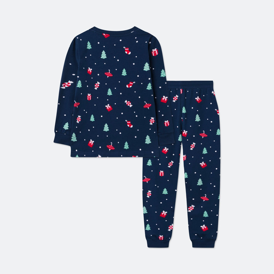 Julpynt Blå Julpyjamas Barn