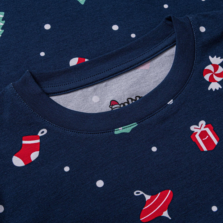 Julpynt Blå Julpyjamas Barn