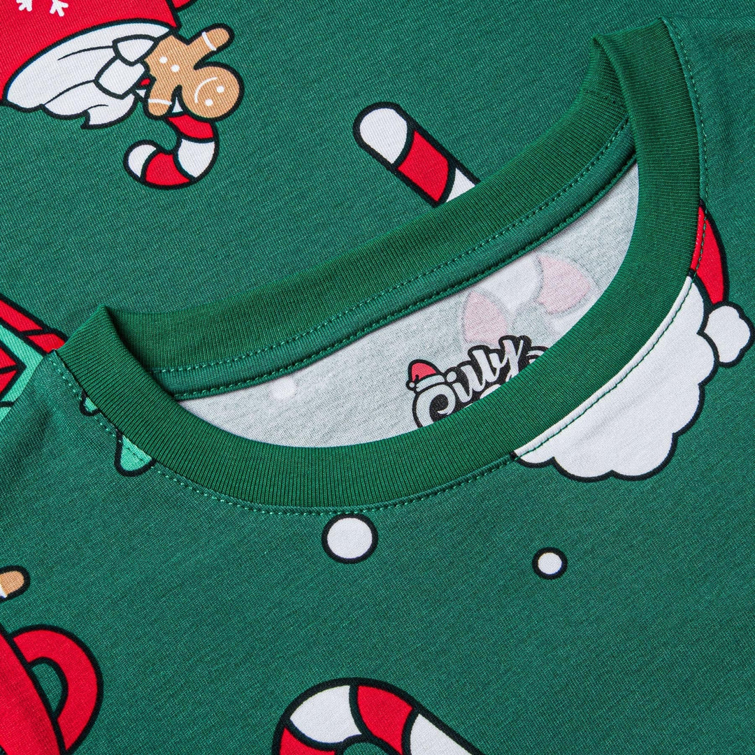 Xmas Grön Julpyjamas Barn