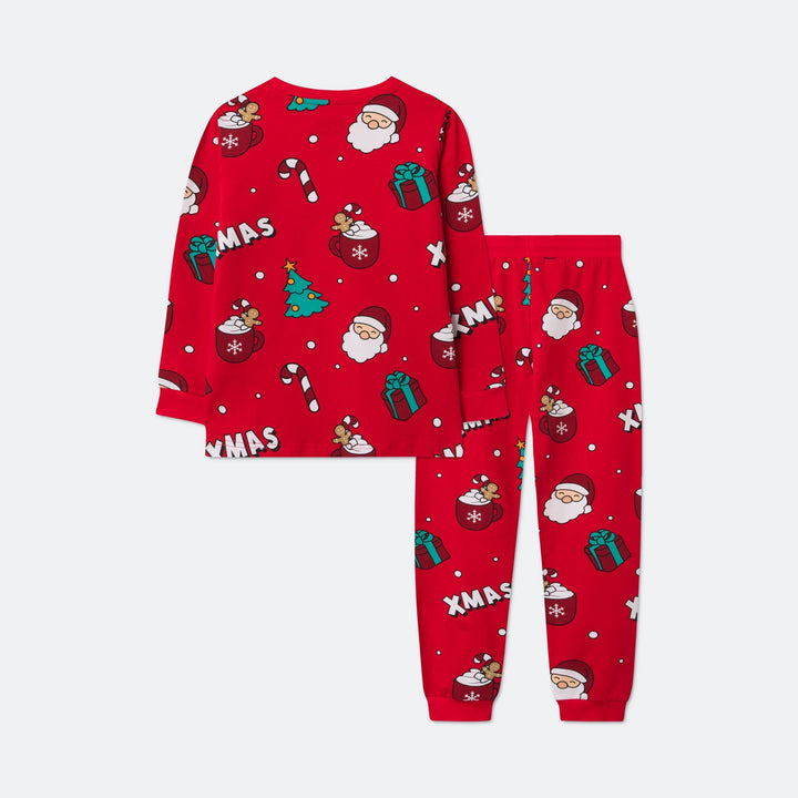 Xmas Röd Julpyjamas Barn