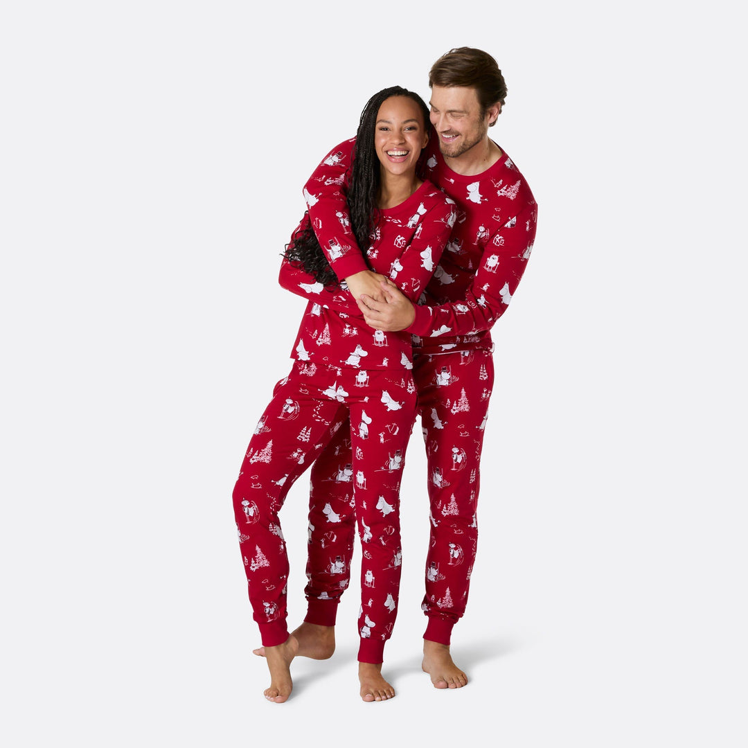 Mumin Julpyjamas Familj
