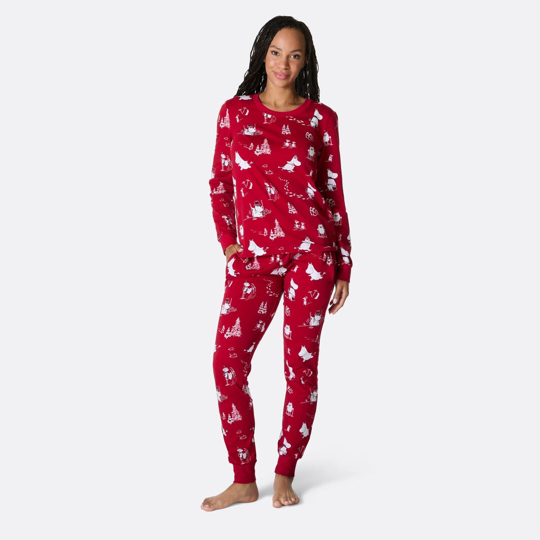 Mumin Julpyjamas Familj