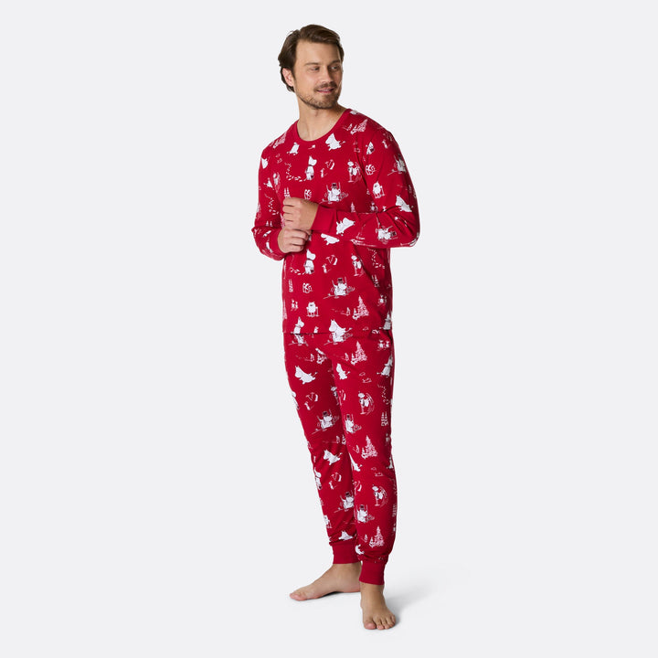 Mumin Julpyjamas Familj