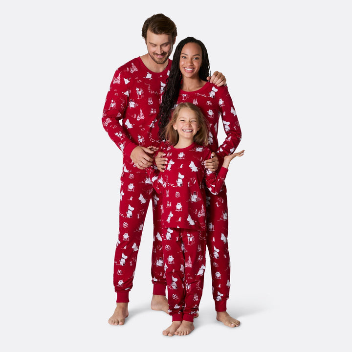 Mumin Julpyjamas Familj