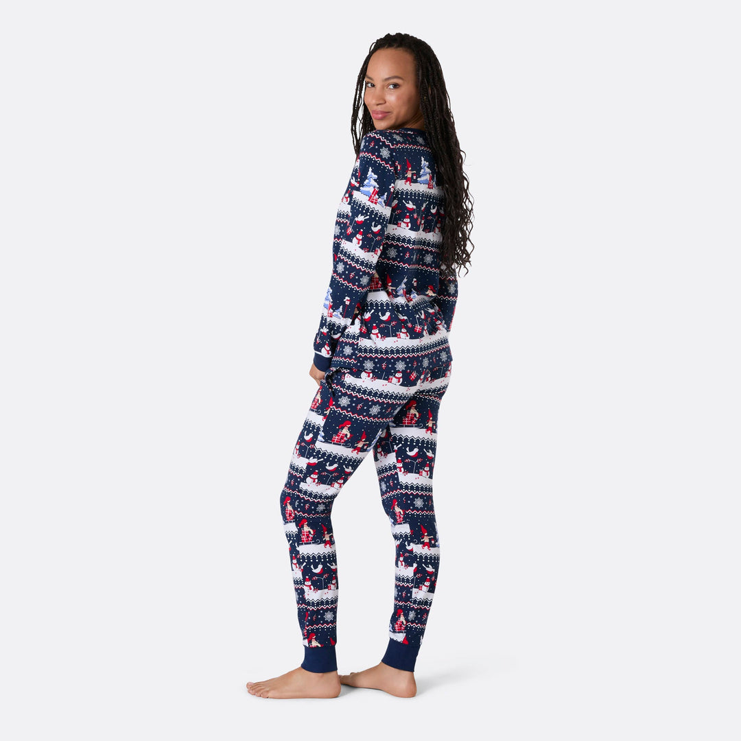 Jullandskap Julpyjamas Dam