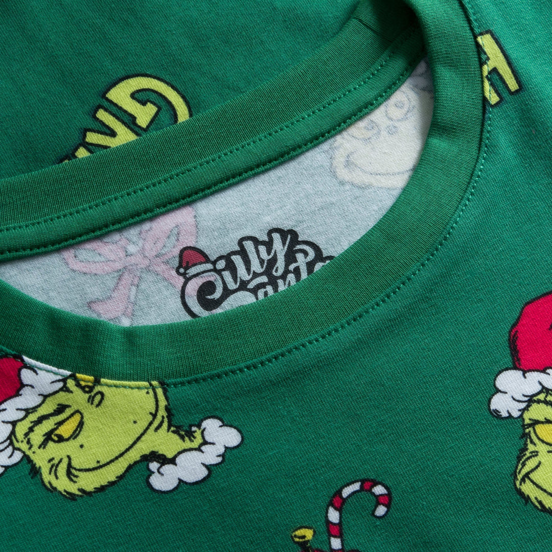 Grinchen Julpyjamas Familj
