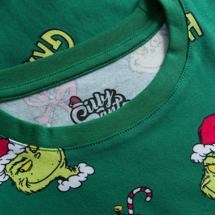 Grinchen Julpyjamas Familj