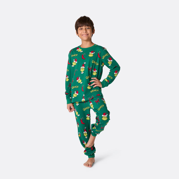 Grinchen Julpyjamas Familj