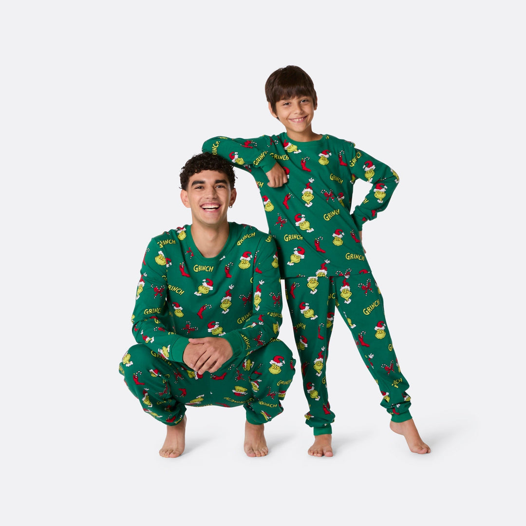 Grinchen Julpyjamas Familj