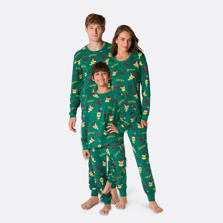 Grinchen Julpyjamas Familj