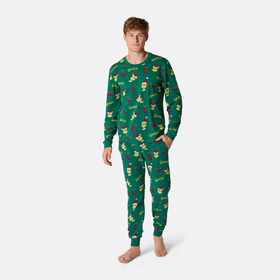 Grinchen Julpyjamas Familj
