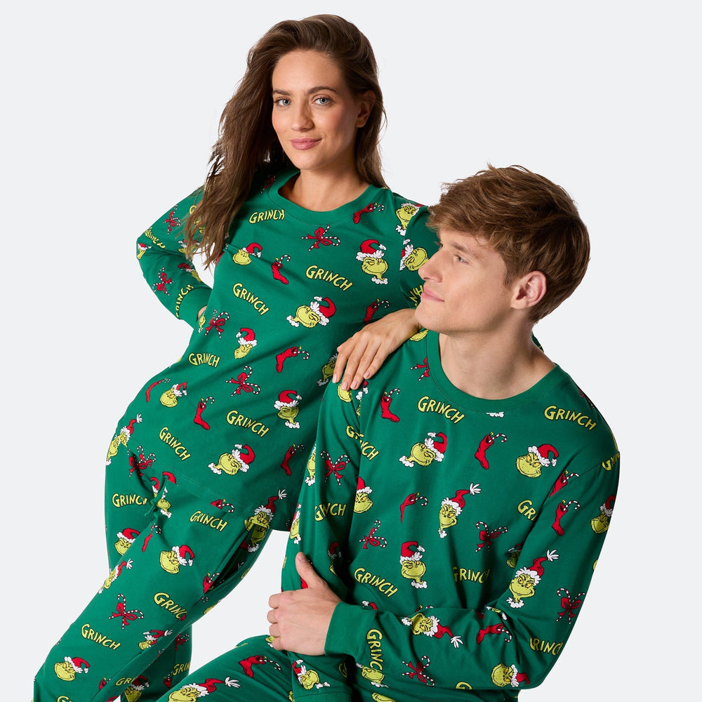 Grinchen Julpyjamas Familj