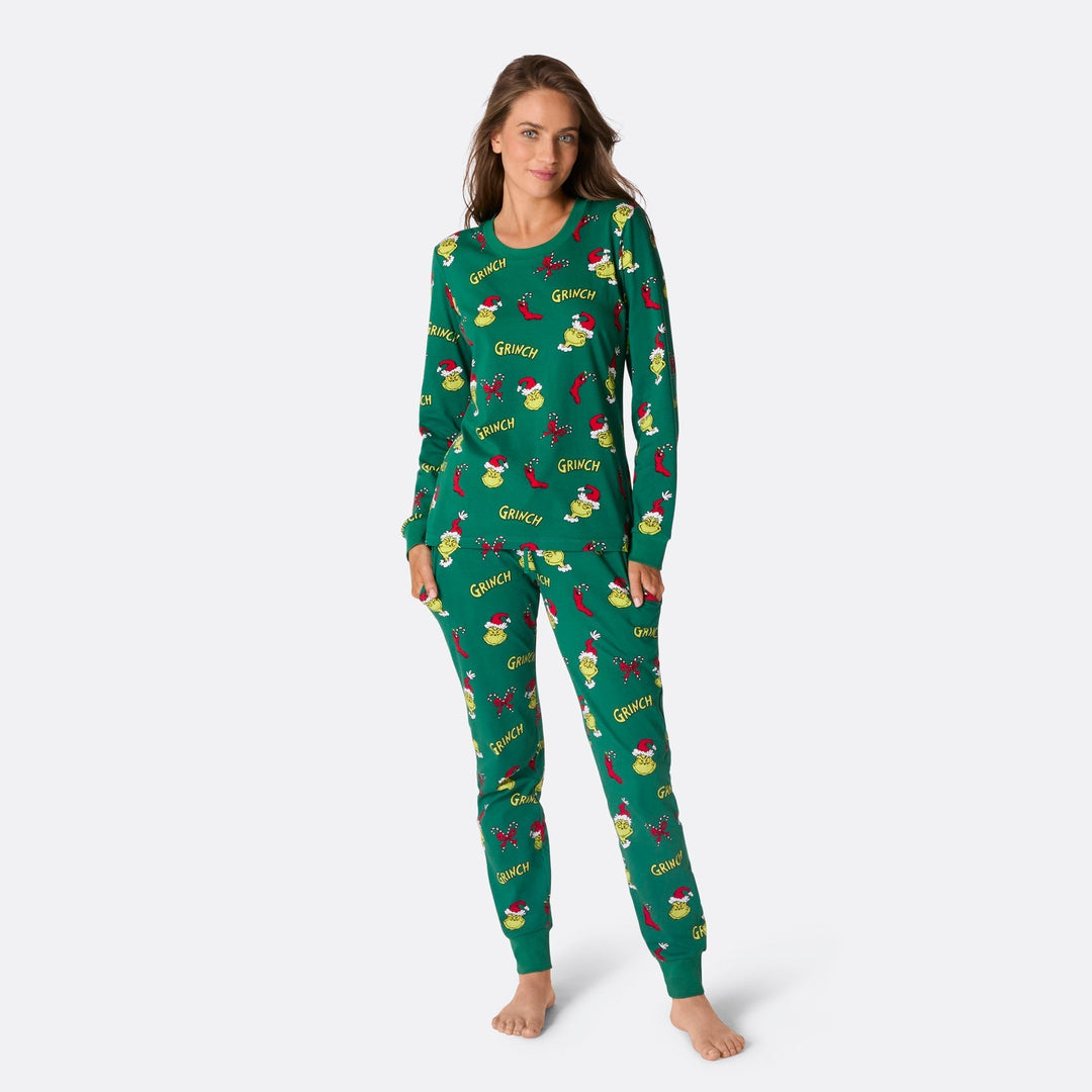 Grinchen Julpyjamas Familj