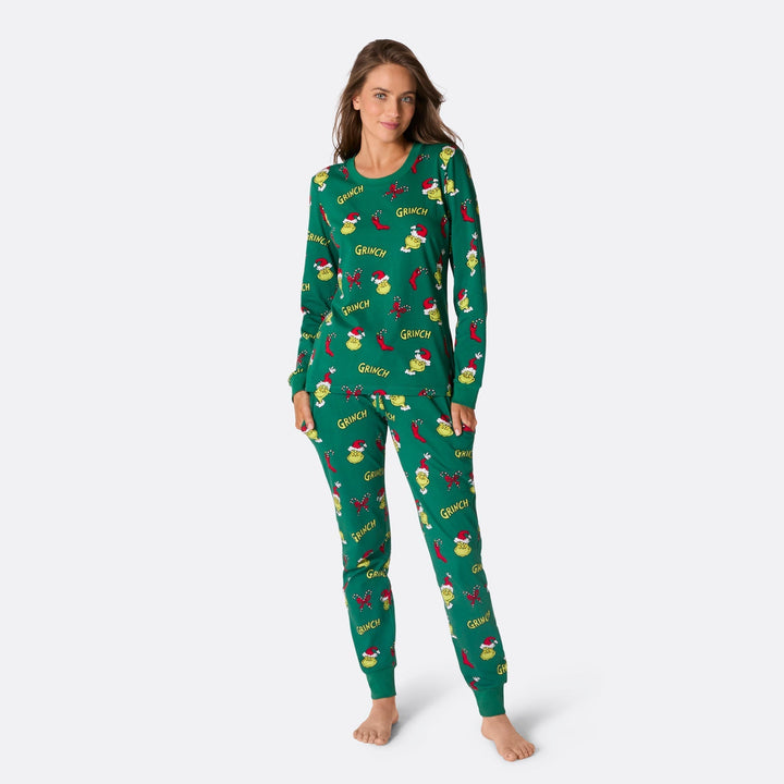 Grinchen Julpyjamas Familj