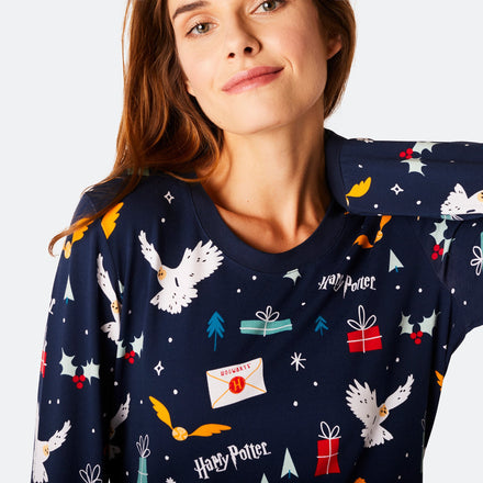 Harry Potter Blå Pyjamas Dam