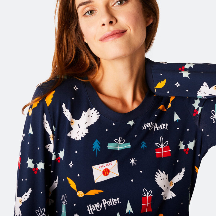 Harry Potter Blå Pyjamas Dam
