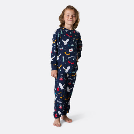 Harry Potter Blå Pyjamas Barn