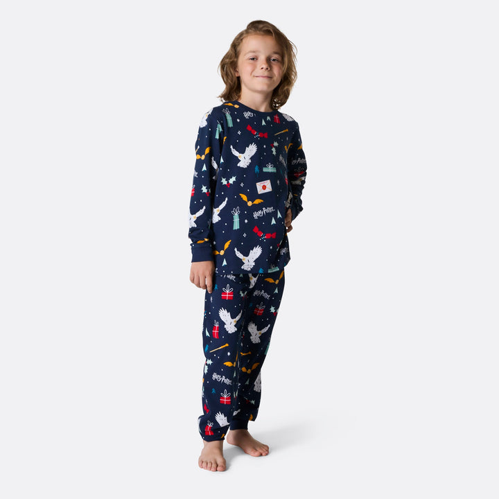 Harry Potter Blå Pyjamas Barn