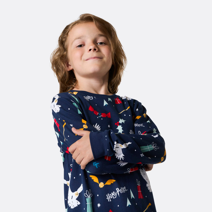 Harry Potter Blå Pyjamas Barn