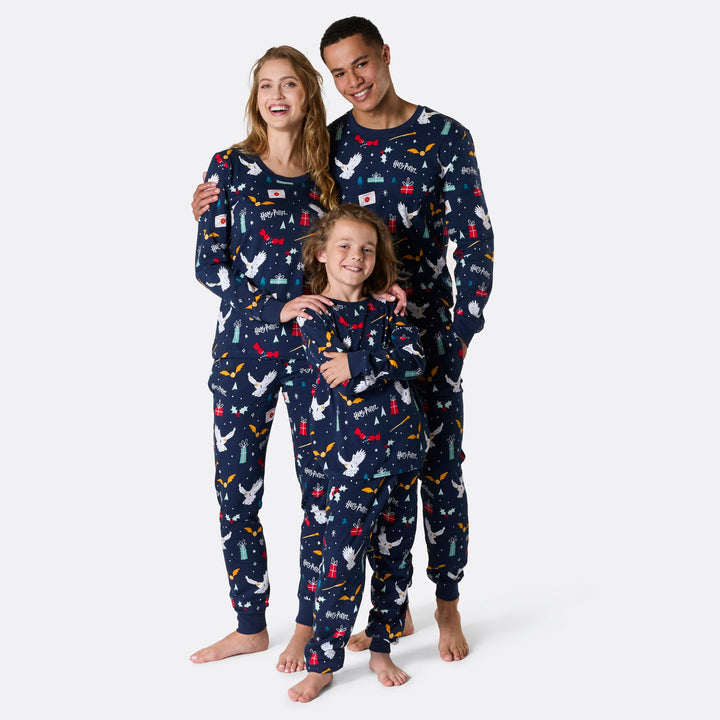 Harry Potter Blå Pyjamas Herr