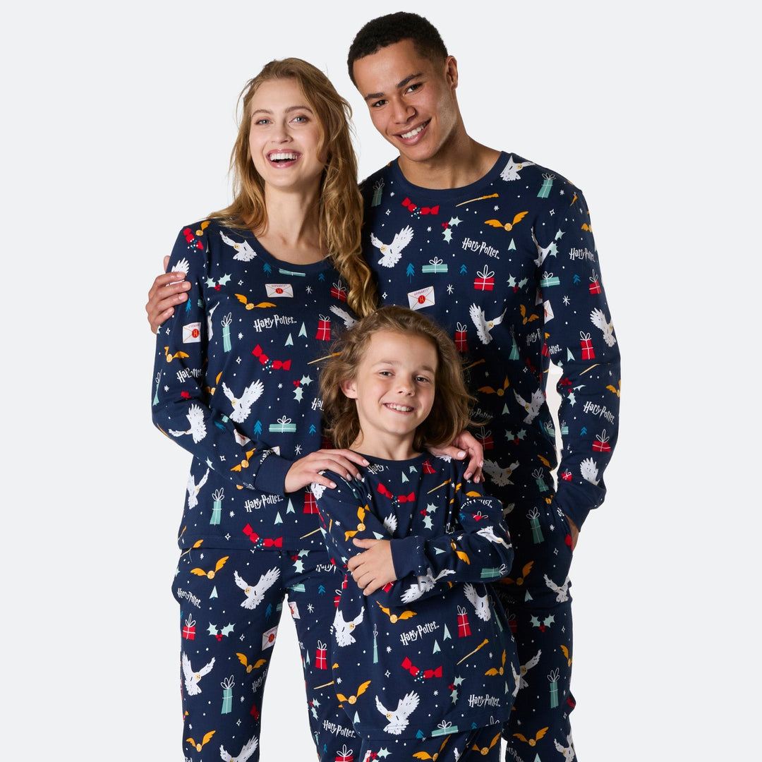 Harry Potter Blå Pyjamas Familj