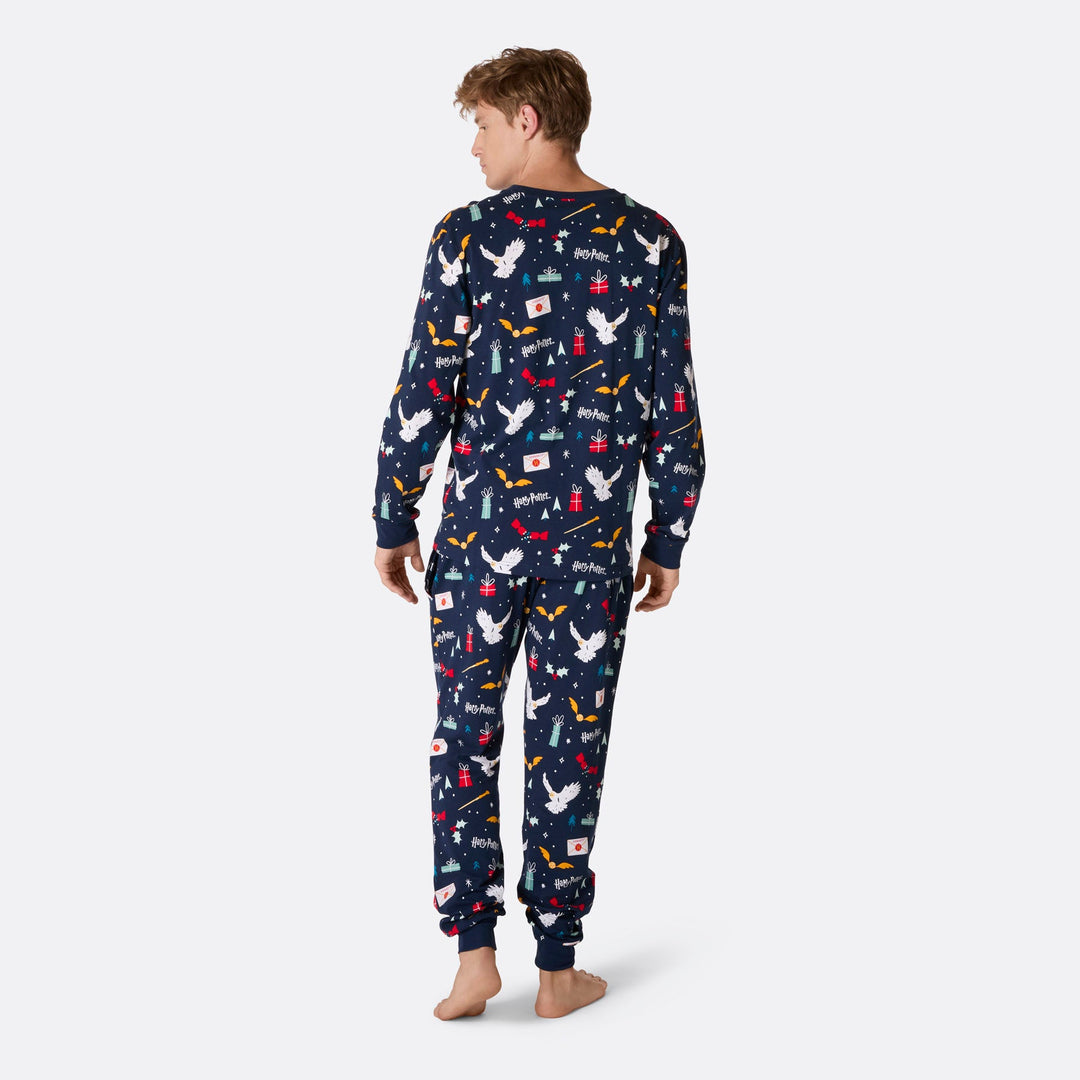 Harry Potter Blå Pyjamas Herr