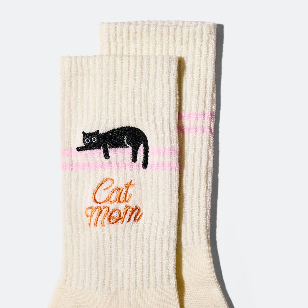 Cat Mom Tennisstrumpor