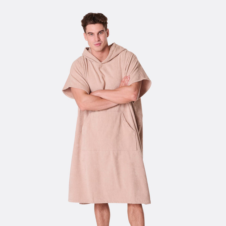 Beige Badponcho