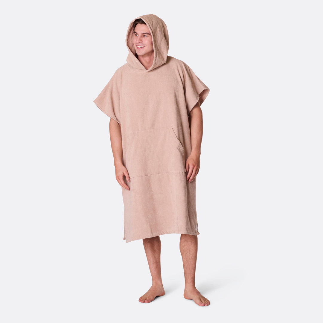 Beige Badponcho