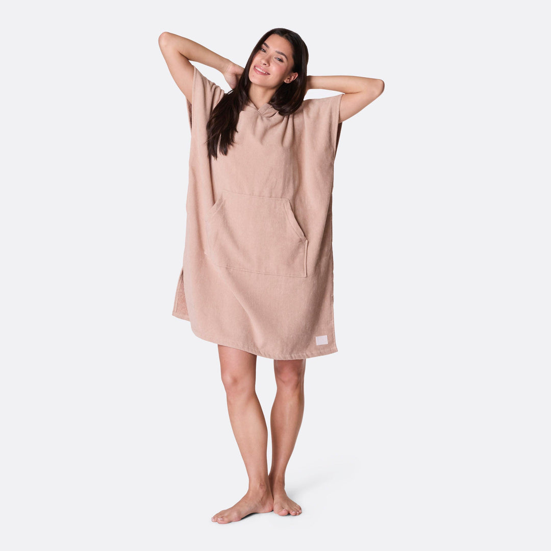 Beige Badponcho
