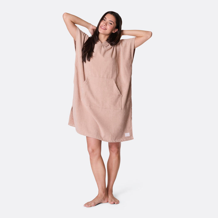 Beige Badponcho