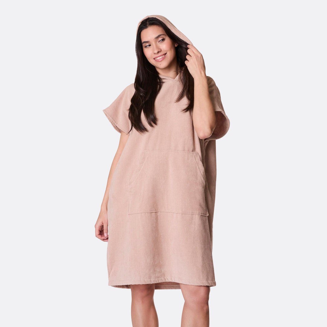 Beige Badponcho