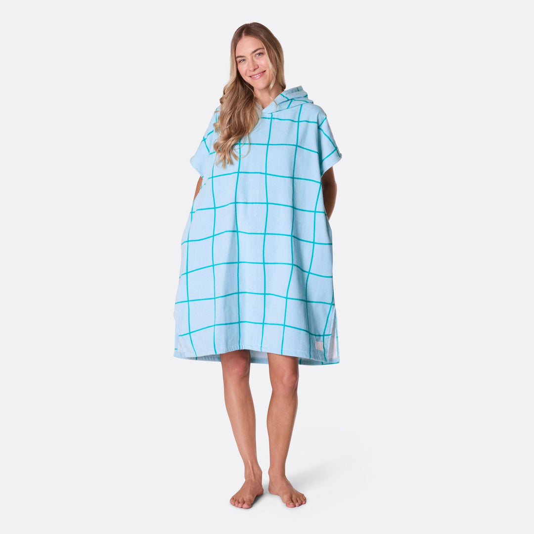 Blå Pool Badponcho