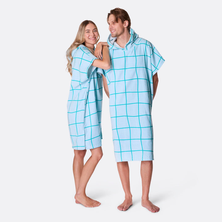 Blå Pool Badponcho