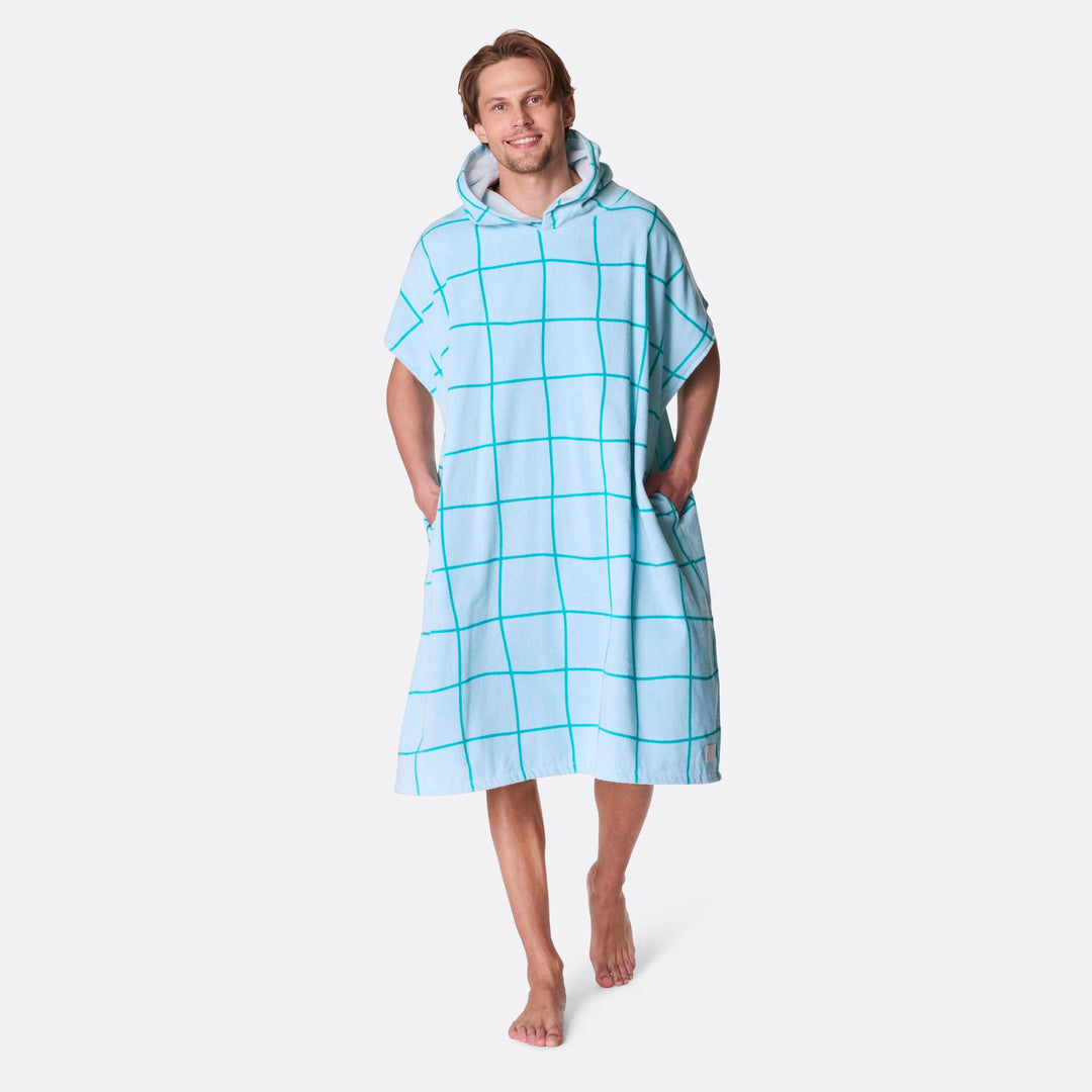 Blå Pool Badponcho