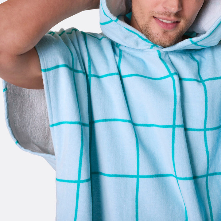 Blå Pool Badponcho