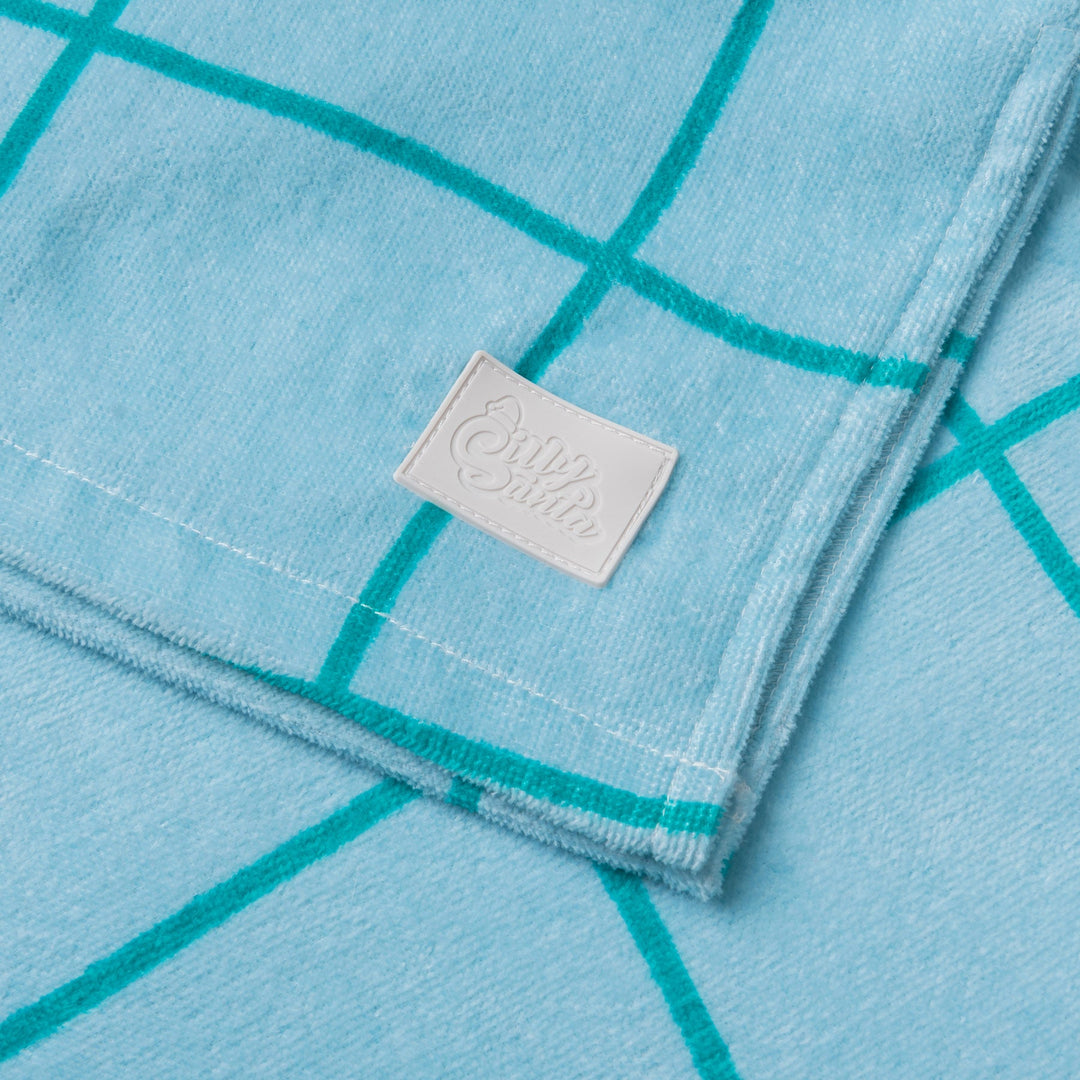 Blå Pool Badponcho