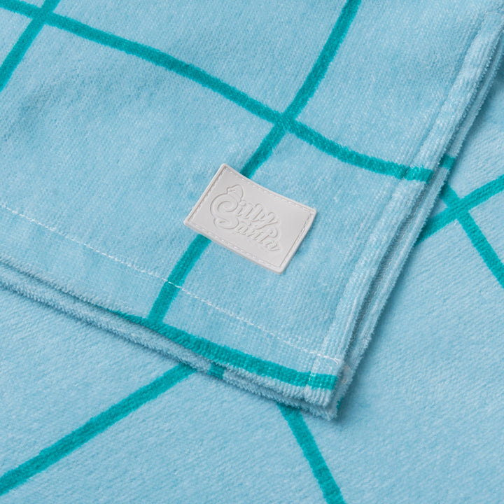 Blå Pool Badponcho