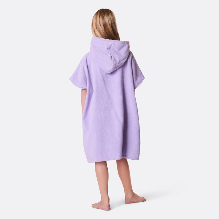 Lila Badponcho Barn