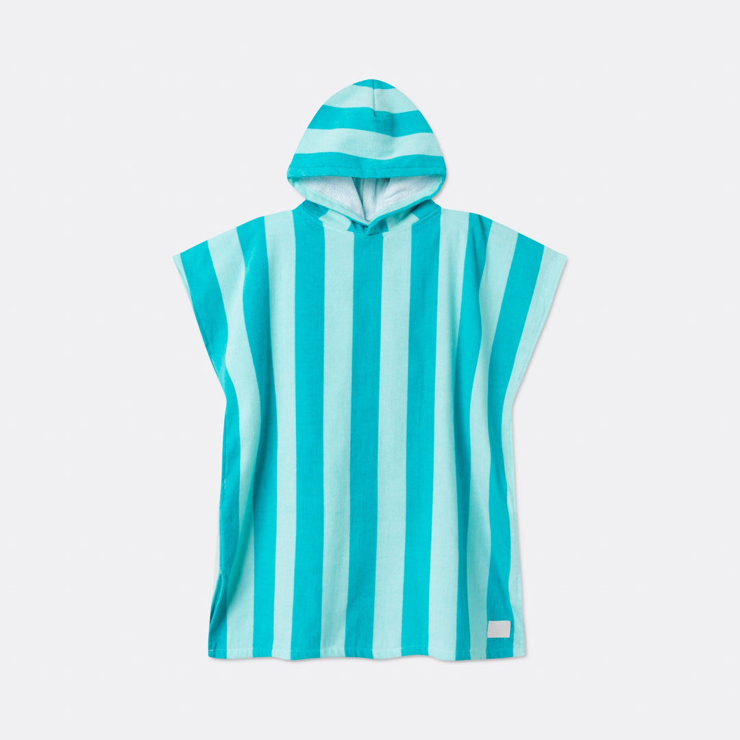 Korall Randig Badponcho Barn