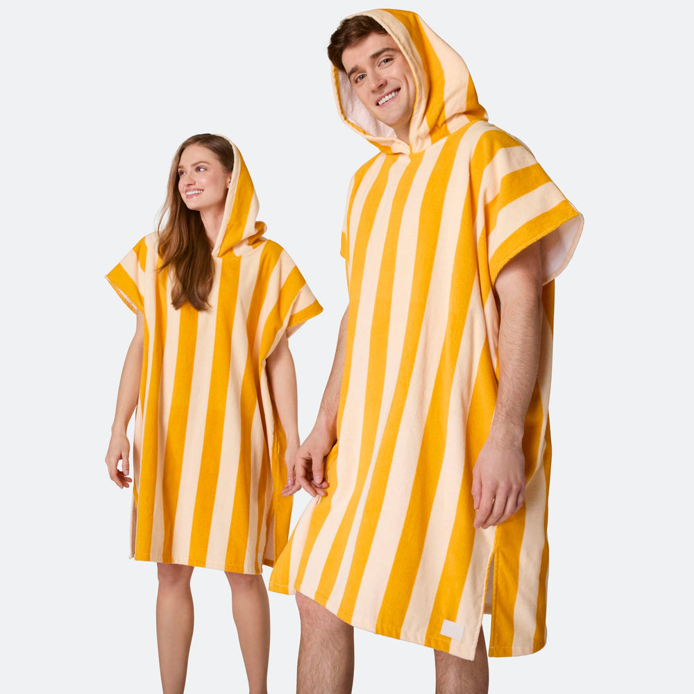 Randig Gul Badponcho
