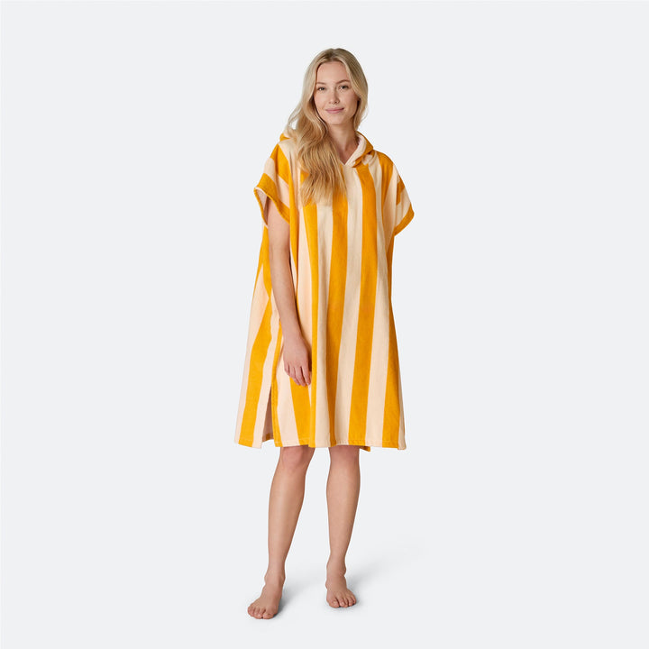 Randig Gul Badponcho