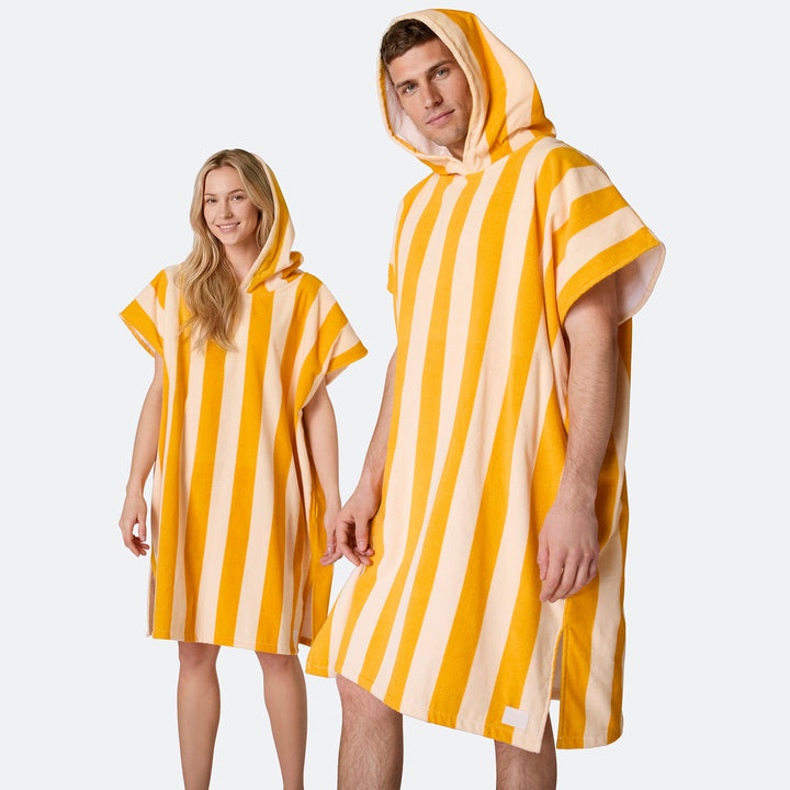 Randig Gul Badponcho