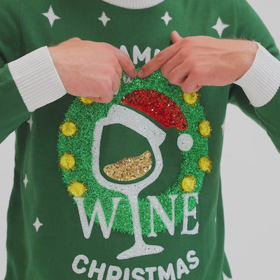 Wine Jultröja Herr