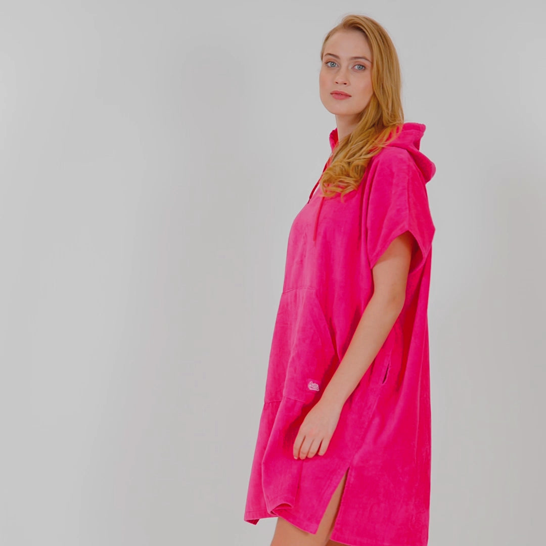 Hot Pink Badponcho